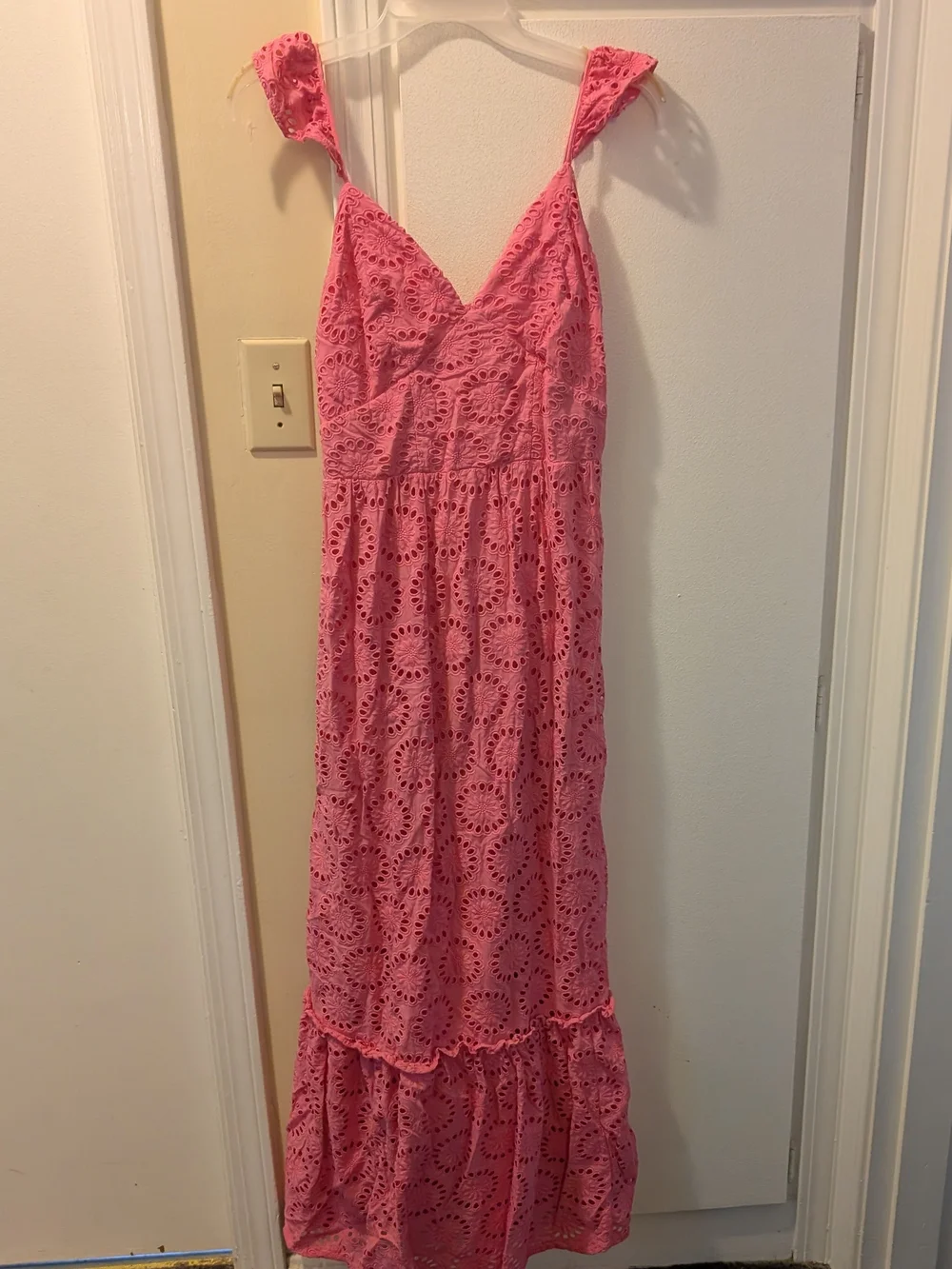 Vineyard Vines Pink Eyelet Official Kentucky Derby Dress - Picture 4 of 7